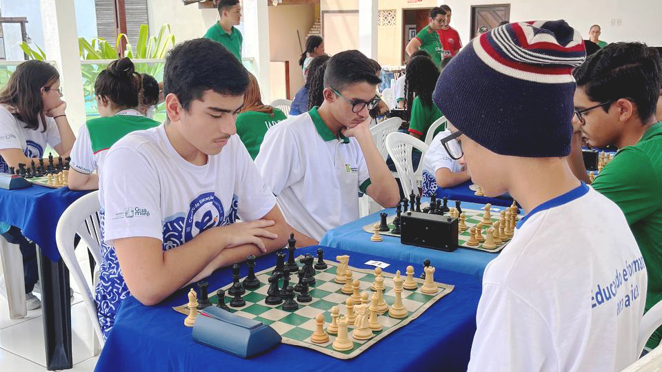 Pelo xadrez, estudante da rede estadual representa o as na etapa  nacional da Gymnasiade Escolar 2022